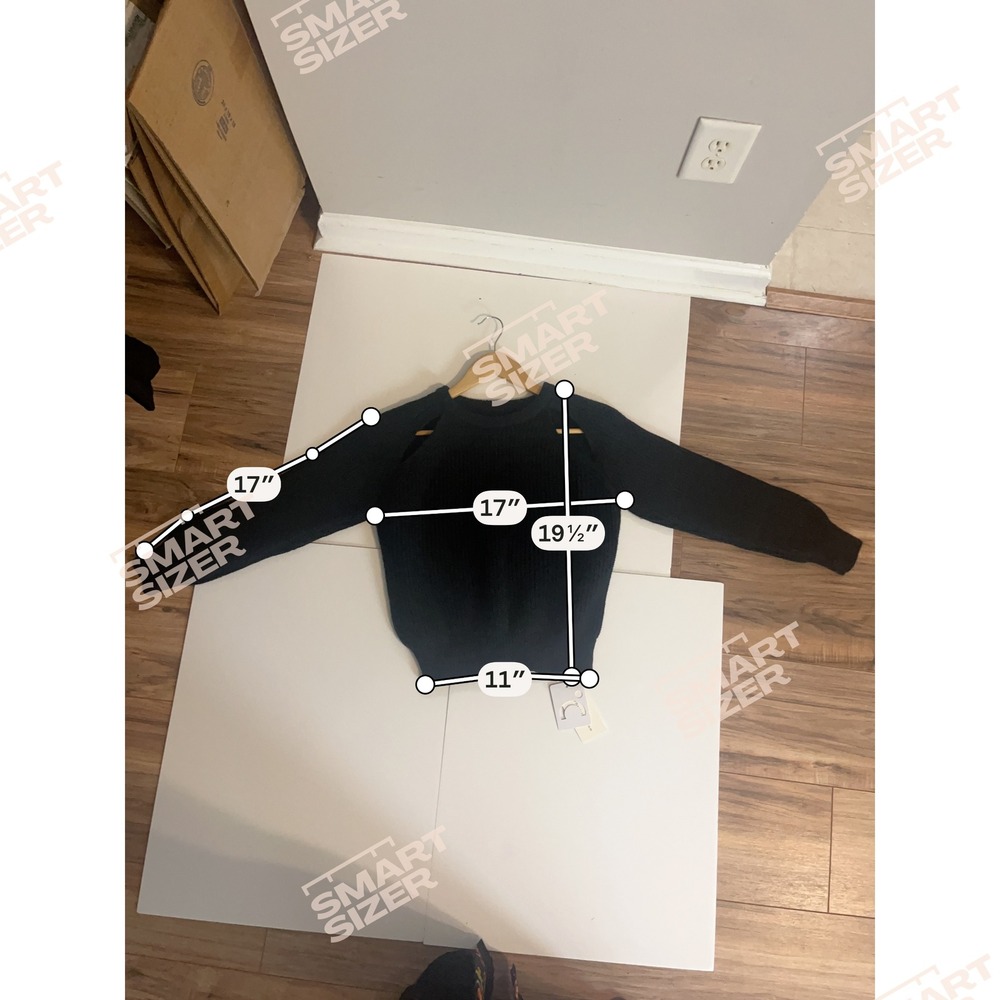 NWT Commense Black Cutout Sweater Small - Picture 4 of 5